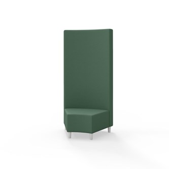 Snake kulmarahi 45°, korkea selkänoja, jalat puuta, ik 37,5 cm