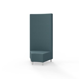 Snake kulmarahi 45°, korkea selkänoja, jalat puuta, ik 37,5 cm