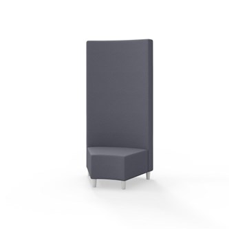 Snake kulmarahi 45°, korkea selkänoja, jalat puuta, ik 37,5 cm