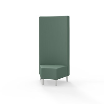 Snake kulmarahi 45°, korkea selkänoja, jalat puuta, ik 43 cm