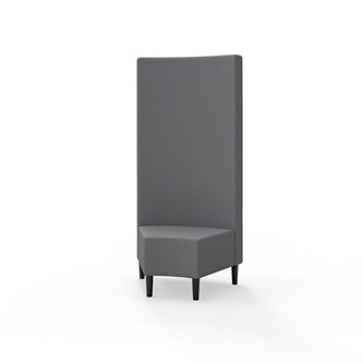 Snake kulmarahi 45°, korkea selkänoja, jalat puuta, ik 43 cm