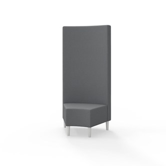 Snake kulmarahi 45°, korkea selkänoja, jalat puuta, ik 43 cm