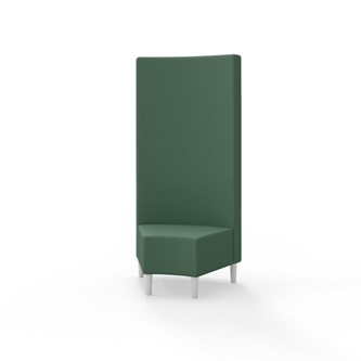 Snake kulmarahi 45°, korkea selkänoja, jalat puuta, ik 43 cm