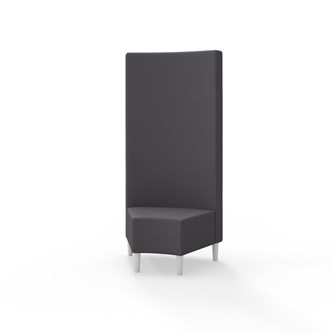 Snake kulmarahi 45°, korkea selkänoja, jalat puuta, ik 43 cm