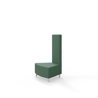 Snake kulmarahi 45°, keskikorkea selkänoja sisäkulmassa, jalat puuta, ik 37,5 cm