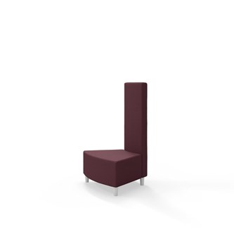 Snake kulmarahi 45°, keskikorkea selkänoja sisäkulmassa, jalat puuta, ik 37,5 cm