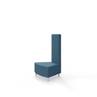 Snake kulmarahi 45°, keskikorkea selkänoja sisäkulmassa, jalat puuta, ik 37,5 cm