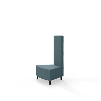 Snake kulmarahi 45°, keskikorkea selkänoja sisäkulmassa, jalat puuta, ik 37,5 cm