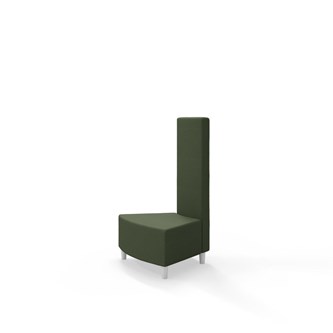 Snake kulmarahi 45°, keskikorkea selkänoja sisäkulmassa, jalat puuta, ik 37,5 cm