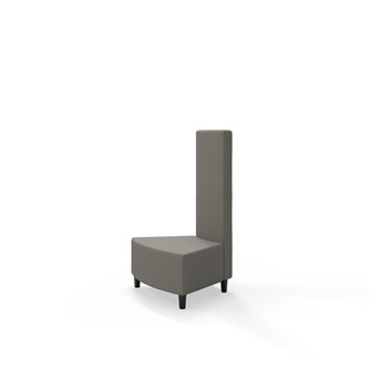 Snake kulmarahi 45°, keskikorkea selkänoja sisäkulmassa, jalat puuta, ik 37,5 cm