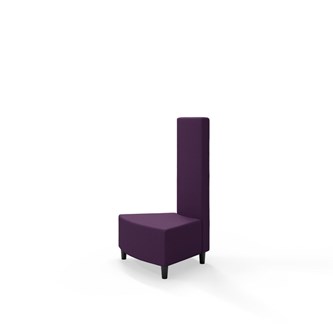 Snake kulmarahi 45°, keskikorkea selkänoja sisäkulmassa, jalat puuta, ik 37,5 cm