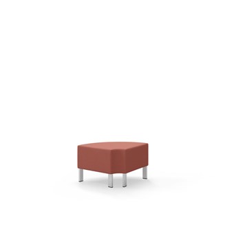 Snake kulmarahi 90° pyöreä R 12, metallijalat, ik 43 cm