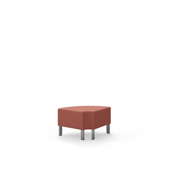 Snake kulmarahi 90° pyöreä R 12, metallijalat, ik 43 cm