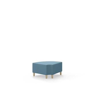 Snake kulmarahi 90° pyöreä R 12,  jalat puuta, ik 37,5 cm