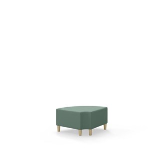 Snake kulmarahi 90° pyöreä R 12,  jalat puuta, ik 37,5 cm