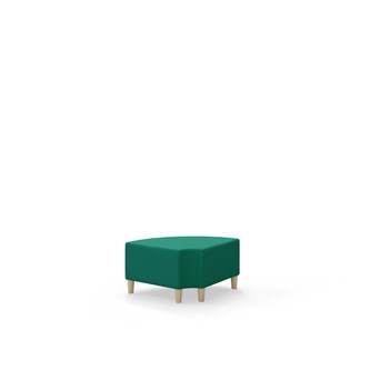 Snake kulmarahi 90° pyöreä R 12,  jalat puuta, ik 37,5 cm