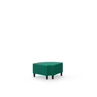 Snake kulmarahi 90° pyöreä R 12,  jalat puuta, ik 37,5 cm