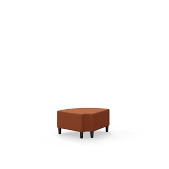 Snake kulmarahi 90° pyöreä R 12,  jalat puuta, ik 37,5 cm