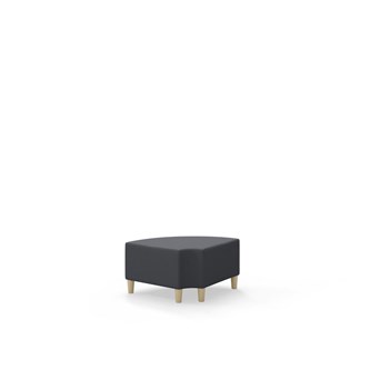 Snake kulmarahi 90° pyöreä R 12,  jalat puuta, ik 37,5 cm