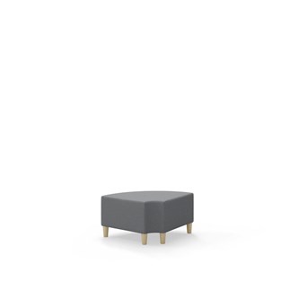 Snake kulmarahi 90° pyöreä R 12,  jalat puuta, ik 37,5 cm