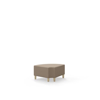 Snake kulmarahi 90° pyöreä R 12,  jalat puuta, ik 37,5 cm