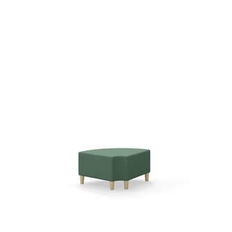 Snake kulmarahi 90° pyöreä R 12,  jalat puuta, ik 37,5 cm