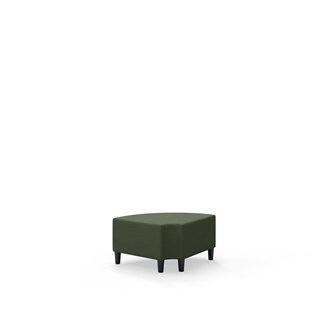 Snake kulmarahi 90° pyöreä R 12,  jalat puuta, ik 37,5 cm