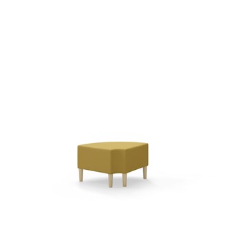 Snake kulmarahi 90° pyöreä R 12, jalat puuta, ik 43 cm