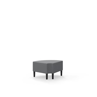 Snake kulmarahi 90° pyöreä R 12, jalat puuta, ik 43 cm