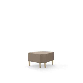 Snake kulmarahi 90° pyöreä R 12, jalat puuta, ik 43 cm