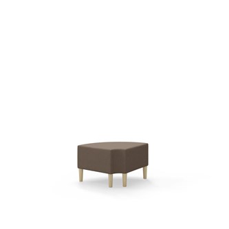 Snake kulmarahi 90° pyöreä R 12, jalat puuta, ik 43 cm