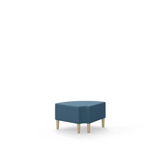 Snake kulmarahi 90° pyöreä R 12, jalat puuta, ik 43 cm