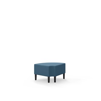 Snake kulmarahi 90° pyöreä R 12, jalat puuta, ik 43 cm