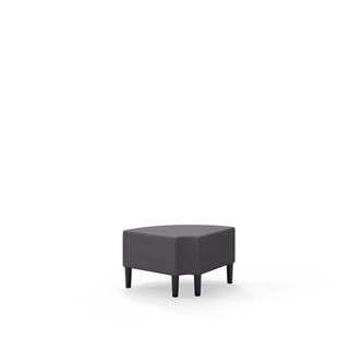 Snake kulmarahi 90° pyöreä R 12, jalat puuta, ik 43 cm