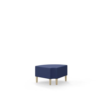 Snake kulmarahi 90° pyöreä R 12, jalat puuta, ik 43 cm