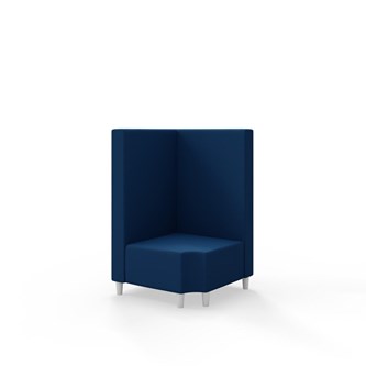 Snake kulmarahi 90° R 12, keskikorkea selkänoja, jalat puuta, ik 37,5 cm