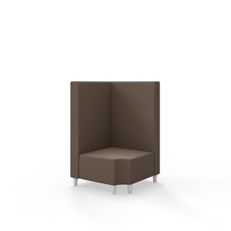 Snake kulmarahi 90° R 12, keskikorkea selkänoja, jalat puuta, ik 37,5 cm