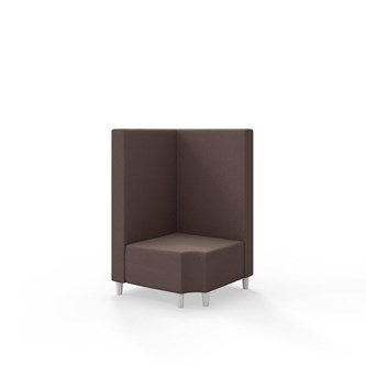 Snake kulmarahi 90° R 12, keskikorkea selkänoja, jalat puuta, ik 37,5 cm