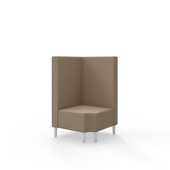 Snake kulmarahi 90° R 12, keskikorkea selkänoja, jalat puuta, ik 43 cm