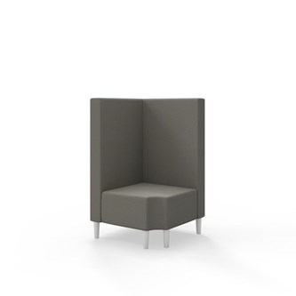 Snake kulmarahi 90° R 12, keskikorkea selkänoja, jalat puuta, ik 43 cm