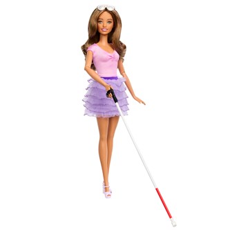 Barbie, jolla näkövamma