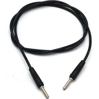 Sähköjohdin 30 cm, musta