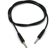 Sähköjohdin 30 cm, musta