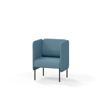Adapt 60 sohva, matala selkänoja, sivupaneeleilla, ik 45, K 88