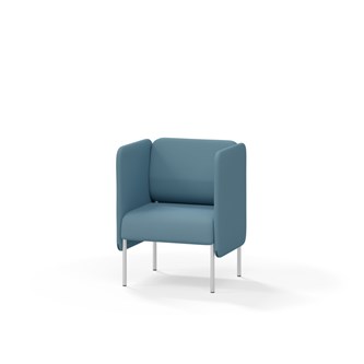 Adapt 60 sohva, matala selkänoja, sivupaneeleilla, ik 45, K 88