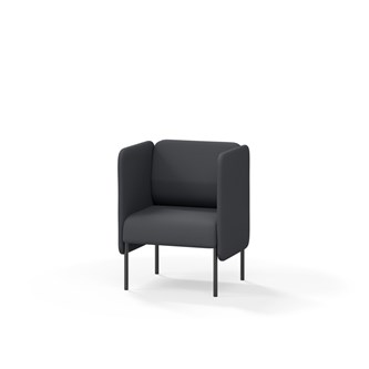 Adapt 60 sohva, matala selkänoja, sivupaneeleilla, ik 45, K 88