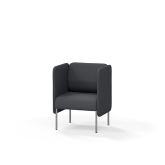 Adapt 60 sohva, matala selkänoja, sivupaneeleilla, ik 45, K 88