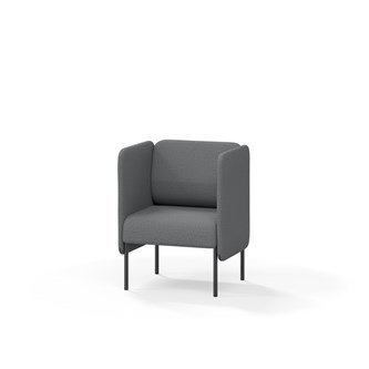 Adapt 60 sohva, matala selkänoja, sivupaneeleilla, ik 45, K 88