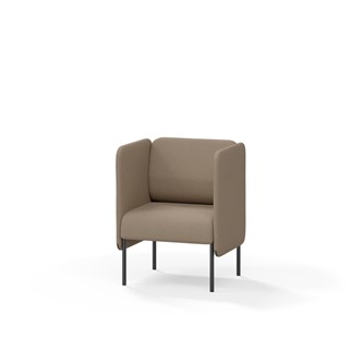 Adapt 60 sohva, matala selkänoja, sivupaneeleilla, ik 45, K 88