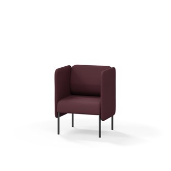 Adapt 60 sohva, matala selkänoja, sivupaneeleilla, ik 45, K 88